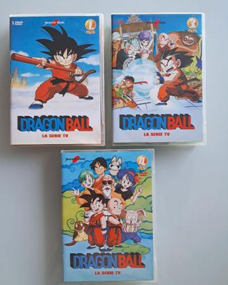 DRAGONBALL Anime - Cofanetti 1-3-4 con 5 DVD cad.