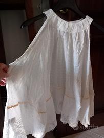 Blusa canotta bianca