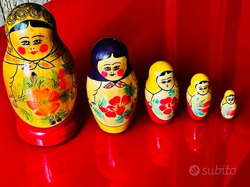 Matrioska URSS 5 pezzi