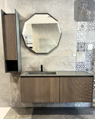 MOBILE BAGNO SOSPESO- NOVELLO- ROVERE CRETA