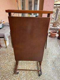 Anni 70 servomuto vintage in legno