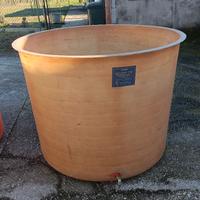 Vasca per mosto vino in vetroresina 1500L