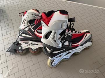 Pattini in linea Rollerblade SG5 tg. 42 + protezio