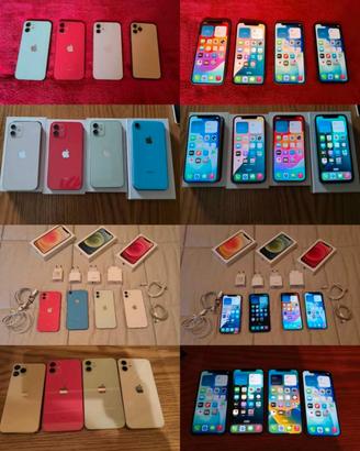 4 Apple iPhone 12 e 4 Apple iPhone 11 128gb e 64gb