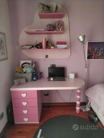 Mensola cuore cameretta bimba