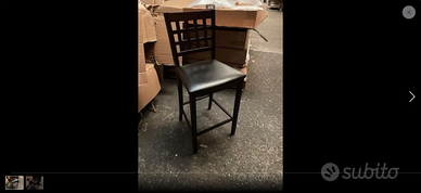 1 Sgabello Suite G1140 Calligaris noce riv. Moka