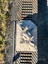 Copri pilastro decorativo pietra cemento Liberty