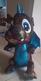 Draghetto Peluche grande 70 cm multicolor