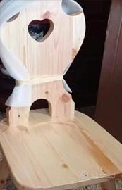 sedie tirolesi  in pino grezzo 