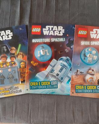 3 Libri per Bambini Lego “Star Wars” (NUOVI)