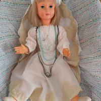 Bambola vintage 65 cm