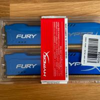 Memorie Ram DDR3-1600 8gb 2x 4gb Kingston Fury