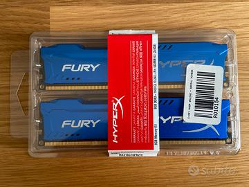 Memorie Ram DDR3-1600 8gb 2x 4gb Kingston Fury