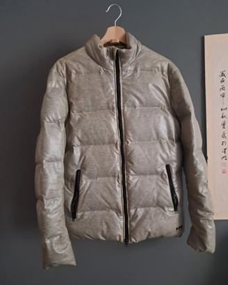 Piumino Invernale Freddy grigio melange con cappuc