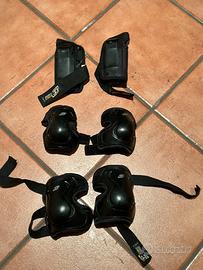 Rollerblade: protezioni gomiti-polsi-ginocchia