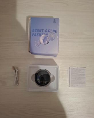 cuffiette wireless nere avvolgi orecchio