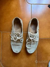 Scarpe mocassini da barca 43 Superga beige