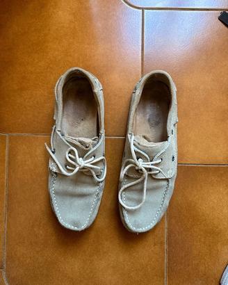 Scarpe mocassini da barca 43 Superga beige