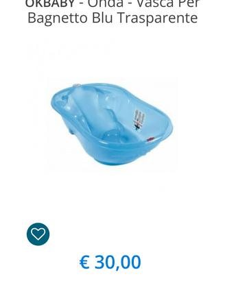 vaschetta bagnetto ok Baby