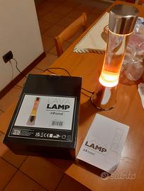 Portalampada da Tavolo con effetto lava.