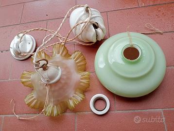 Lampadario saliscendi vecchio vintage