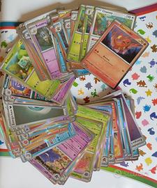 76 carte Pokemon holo scarlatto e violetto 151