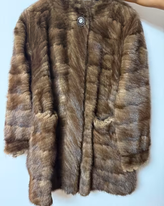 Pelliccia vintage in vero visone Claude Relsonà