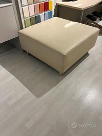 Pouf in ecopelle
