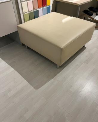Pouf in ecopelle