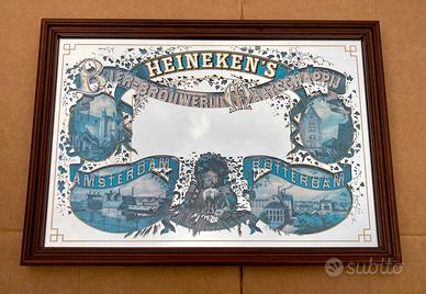 Quadro specchio vintage pubblicitario birra