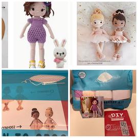 Kit realizzazione Amigrumi Ballerine e Grogu