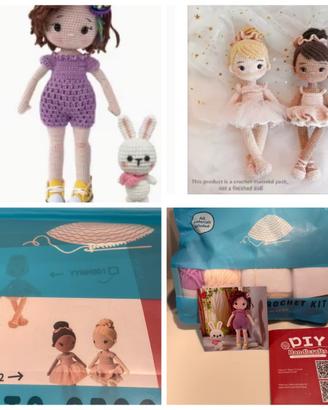 Kit realizzazione Amigrumi Ballerine e Grogu