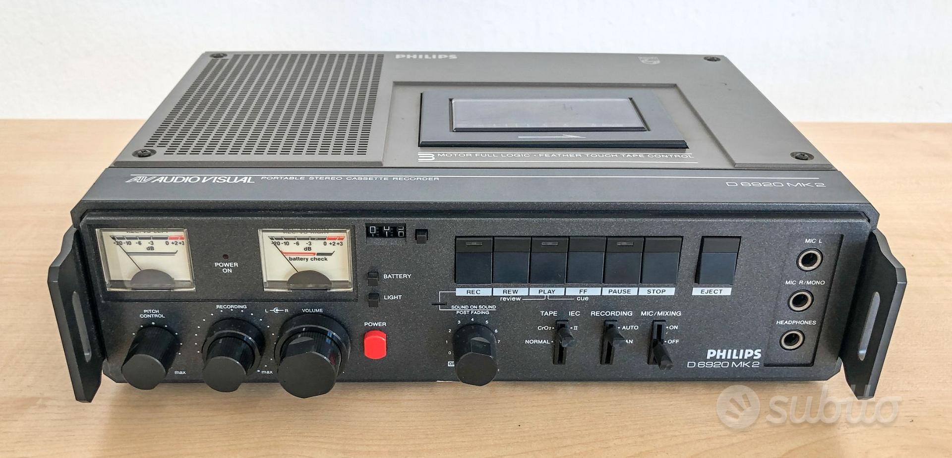 PHILIPS D 6920 MK2 PORTABLE STEREO RECORDER Audio/Video In vendita a