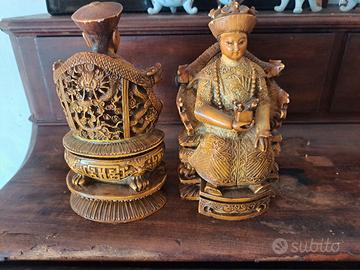 statuine etniche intagliate