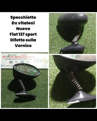 Specchietto dx Vitaloni Fiat 127 sport