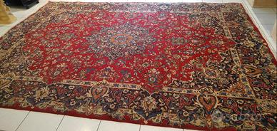 Tappeto persiano Kashmar firmato 