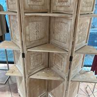Divisorio scaffale legno