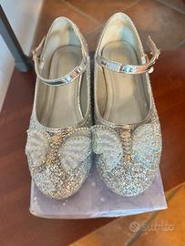 Scarpe da Principessa con Tacco e Paillettes - 36