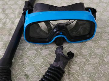 Maschera sub con tubo 