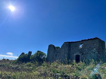Terreno panoramico 4 ettari con rustico del 1860
