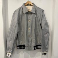 Giacca college/bomber Equipe 70 bianca e blu Tg.48