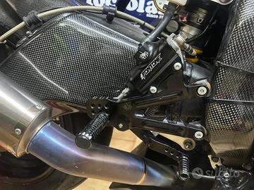 Pedane Arretrate Regolabili Spider Yamaha R6