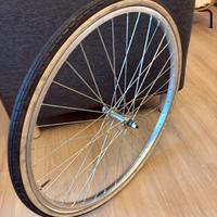 ruota e cerchio anteriore bicicletta  26’’ NUOVO