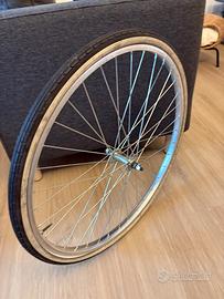 ruota e cerchio anteriore bicicletta  26’’ NUOVO