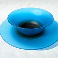 VeArt Murano raro - 2 pz. vetro blu