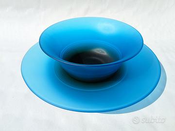 VeArt Murano raro - 2 pz. vetro blu