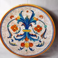 centrotavola ceramica Deruta