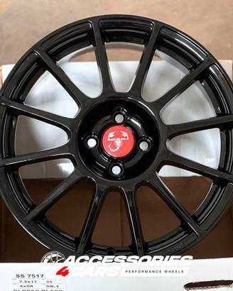 Set 4 cerchi in lega ABARTH SS da 17 Grande punto