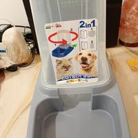 2in1 crocchette e acqua per cani e gatti 