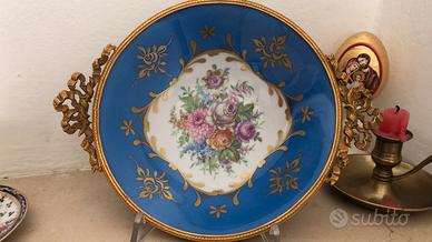 Limoges raffinato piatto centrotavola porcellana